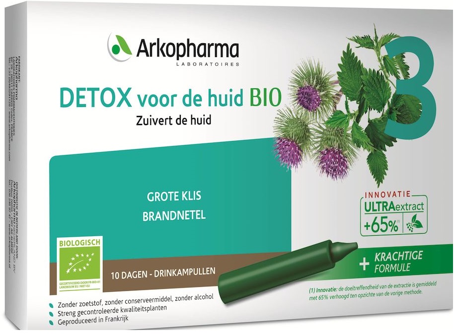 Arkopharma Detox voor de Huid Bio Drinkampullen