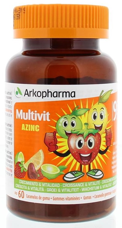 Arkopharma Multivit Azinc Fruitgummies