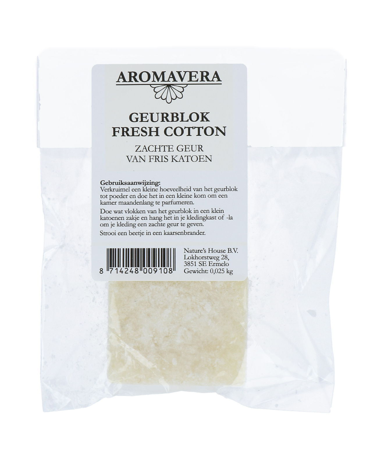 Aroma Vera Geurblok Fresh Cotton afbeelding
