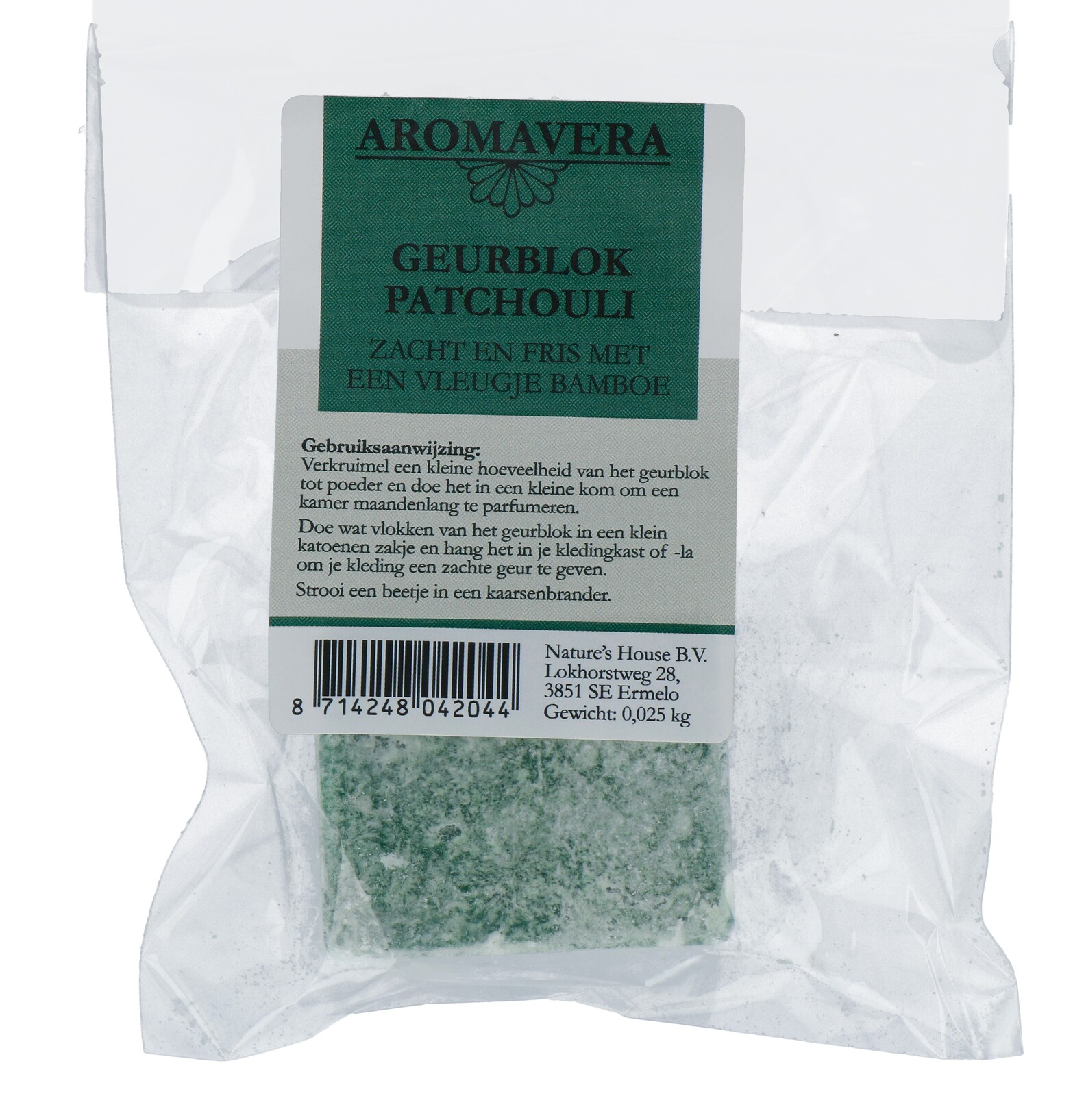 Aroma Vera Geurblok Patchouli afbeelding