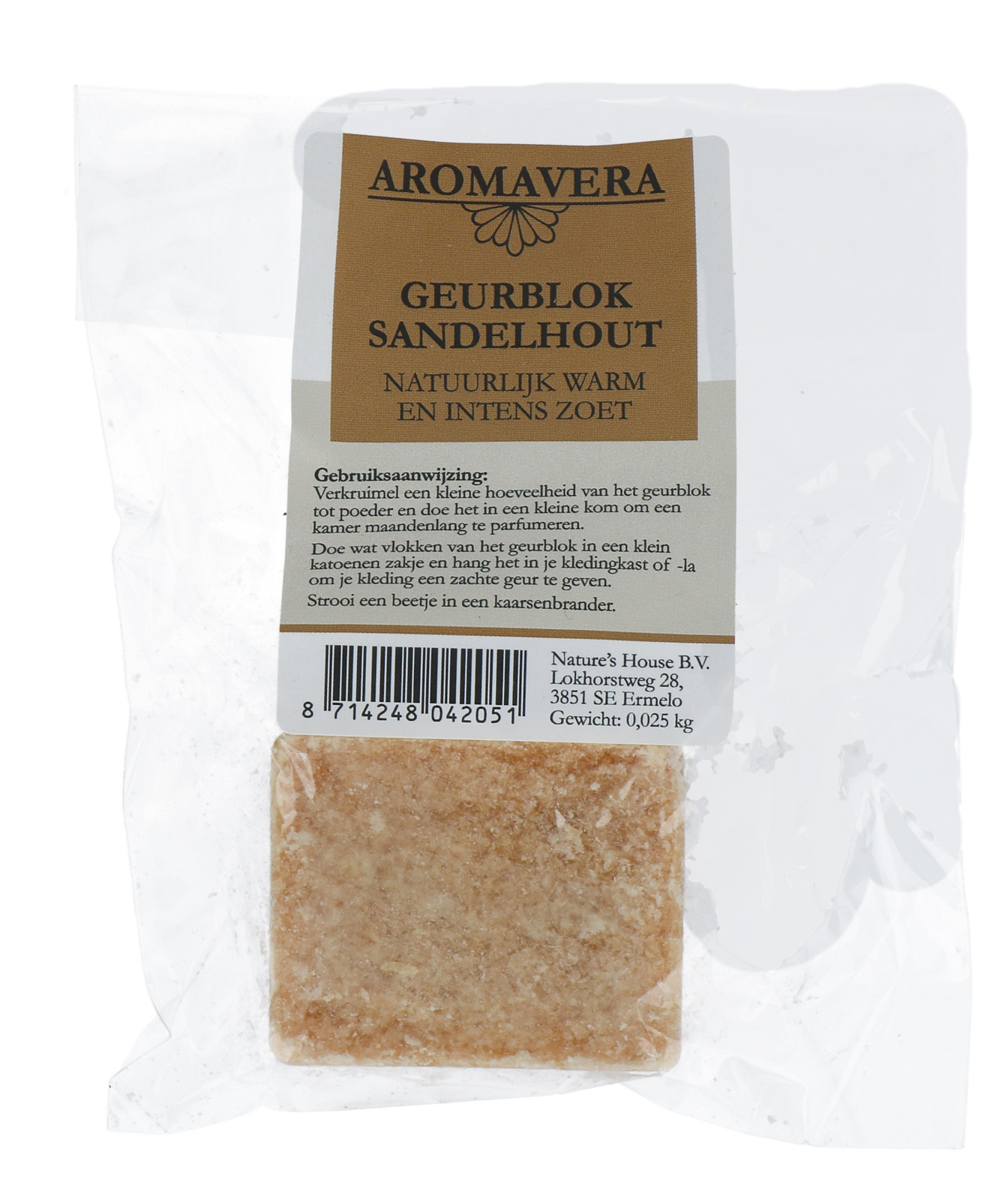 Aroma Vera Geurblok Sandelwood