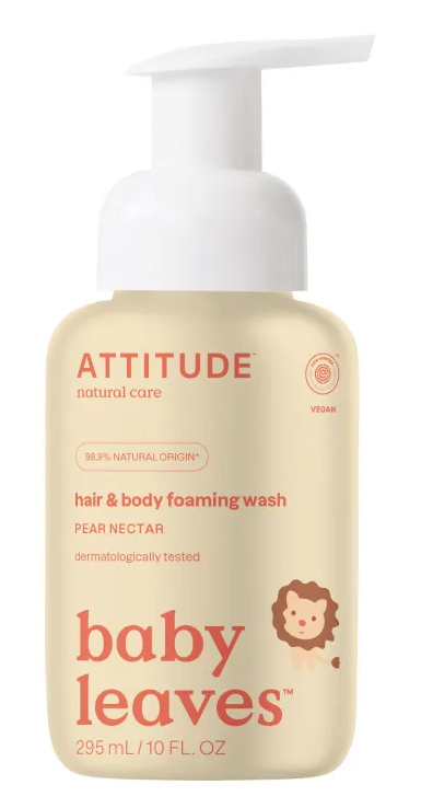 Attitude Baby Leaves Hair & Body Foaming Wash afbeelding
