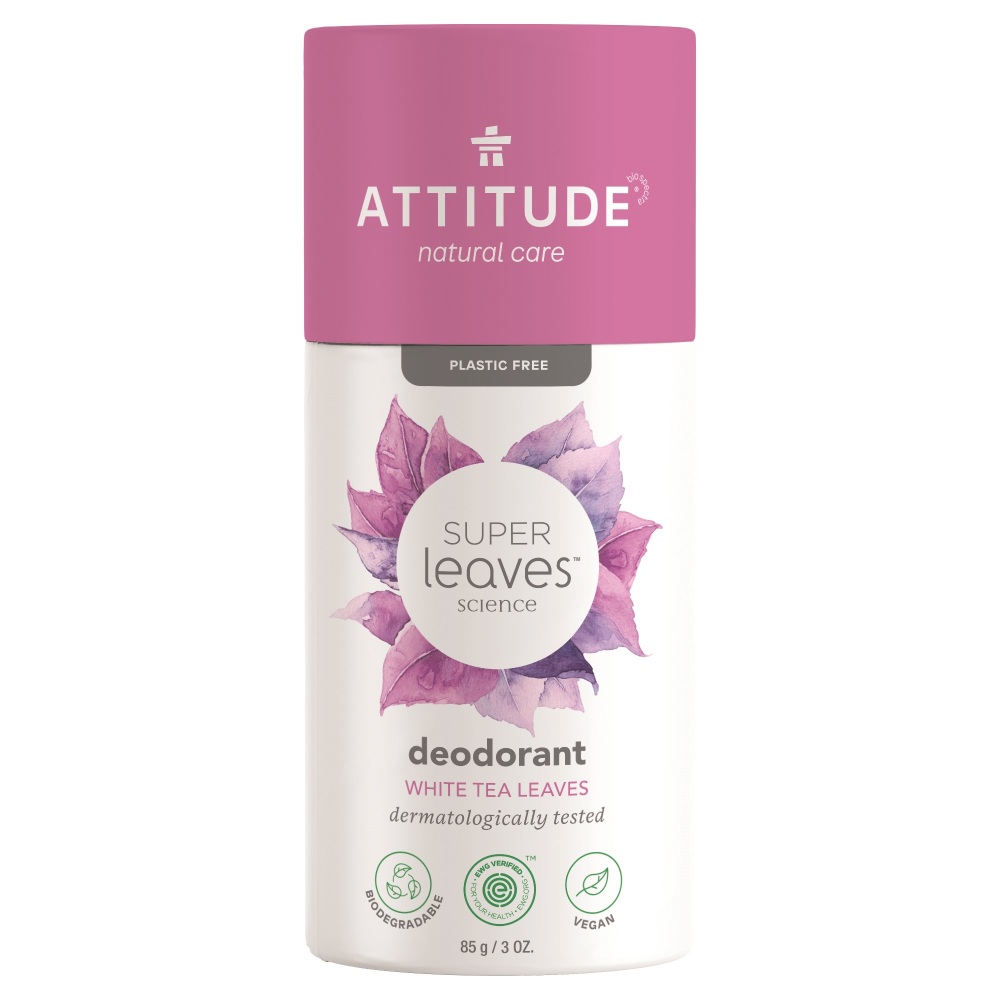 Image of Attitude Super Leaves Deodorant White Tea Leaves