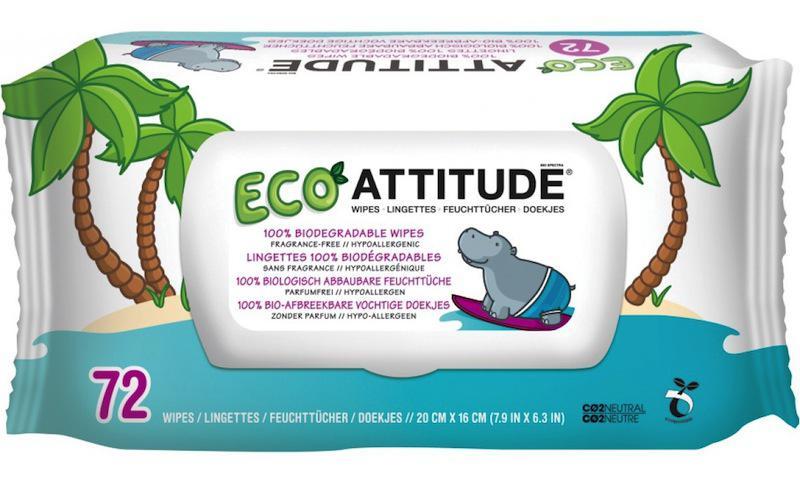 Image of Attitude Eco 100% Biodegradable Wipes