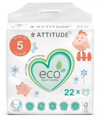 Image of Attitude Eco Diapers Maat 5