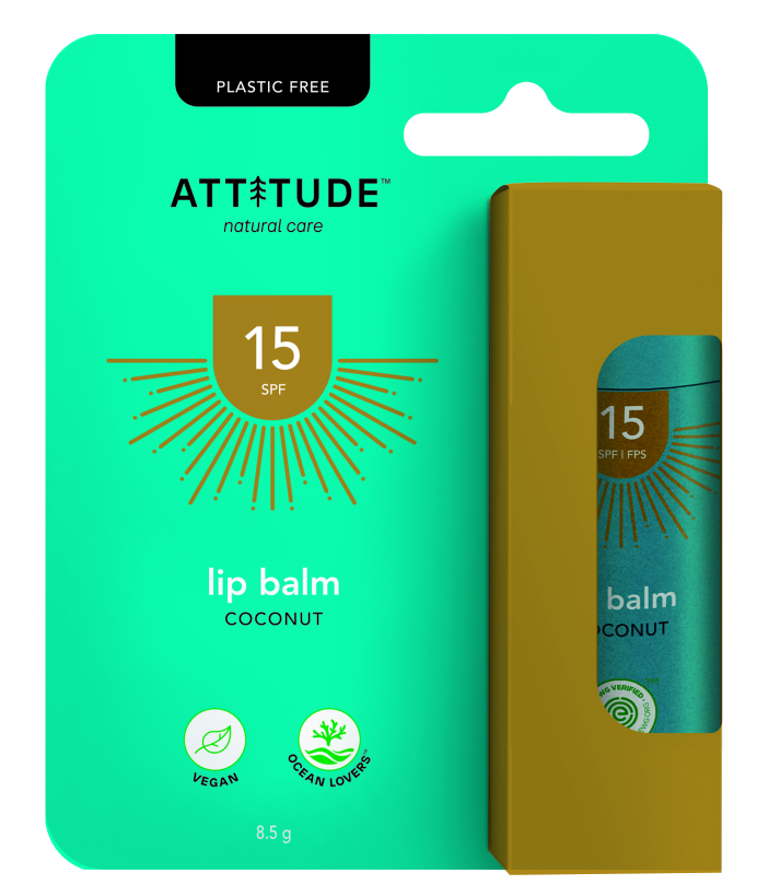Image of Attitude SPF15 Coconut Lip Balm 