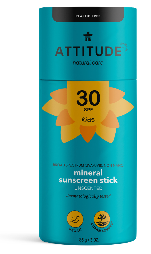 Image of Attitude SPF30 Mineral Sunscreen Stick Kids 