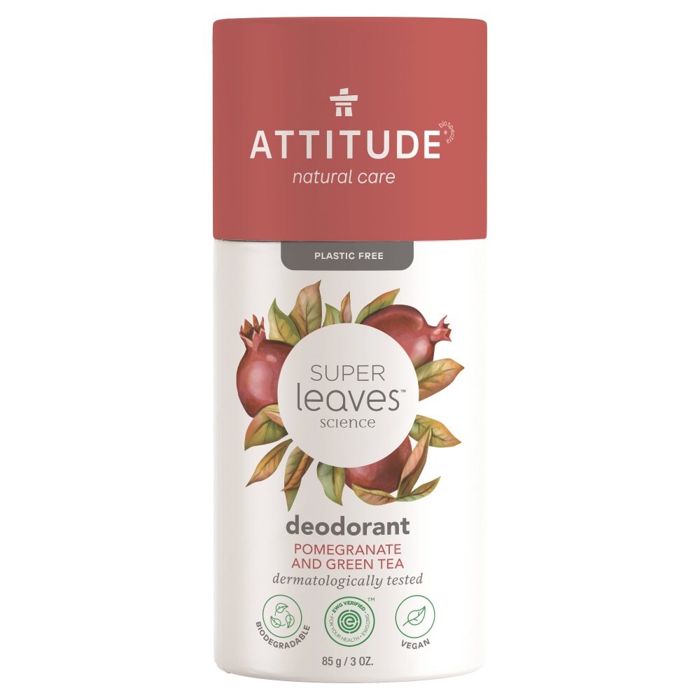 Image of Attitude Super Leaves Deodorant Pomegranate & Green Tea