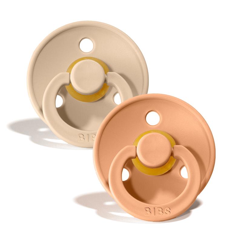 BIBS Fopspeen 6-18 Maanden Vanilla/Peach
