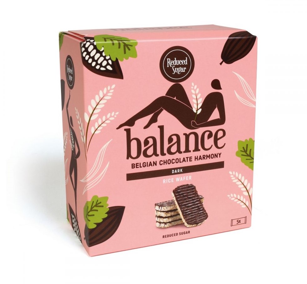Balance Belgian Chocolate Harmony Dark Rice Wafel