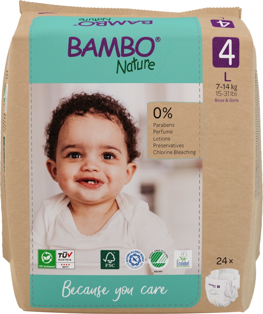 Bambo Nature Maat 4 Luiers L