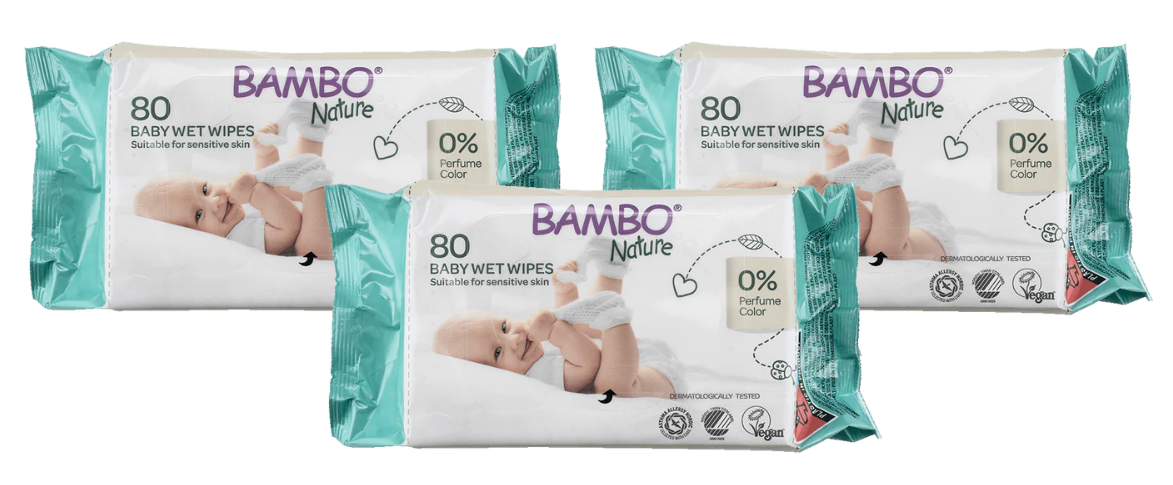 Bambo Nature Babydoekjes Multiverpakking afbeelding
