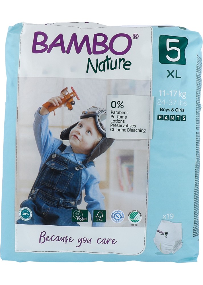Image of Bambo Nature Luierbroekjes Maat 5 XL 