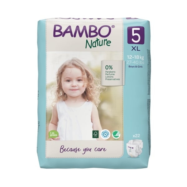 Bambo Nature Luiers Maat 5 XL Bambo Nature Luiers Maat 5 XL