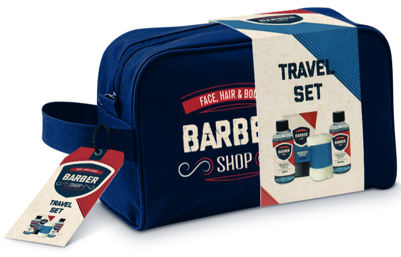 Image of Barbershop Face Hair & Body Travel Set