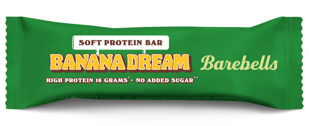 Barebells Soft Bars Eiwitreep - Protein Bars - 12 x 55g Proteine Repen - smaak: Banana Dream
