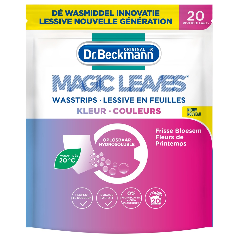 Dr Beckmann Magic Leaves Wasstrips Kleur