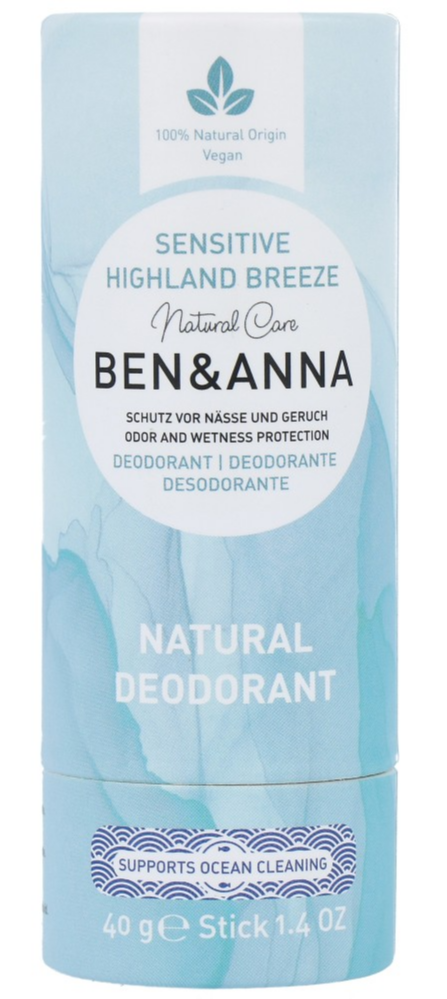 Ben & Anna Deodorant Stick Sensitive - Highland Breeze afbeelding