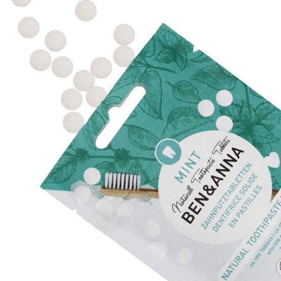 Ben & Anna Tandpasta Tabletten Naturel
