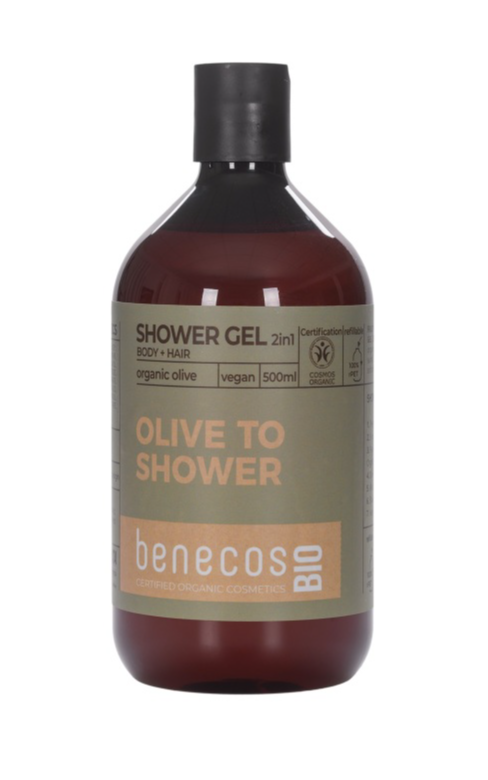 Benecos Olive 2-in-1 Body and Hair Shower Gel