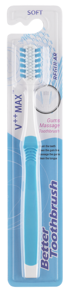 Better Toothbrush Regular Soft Blauw