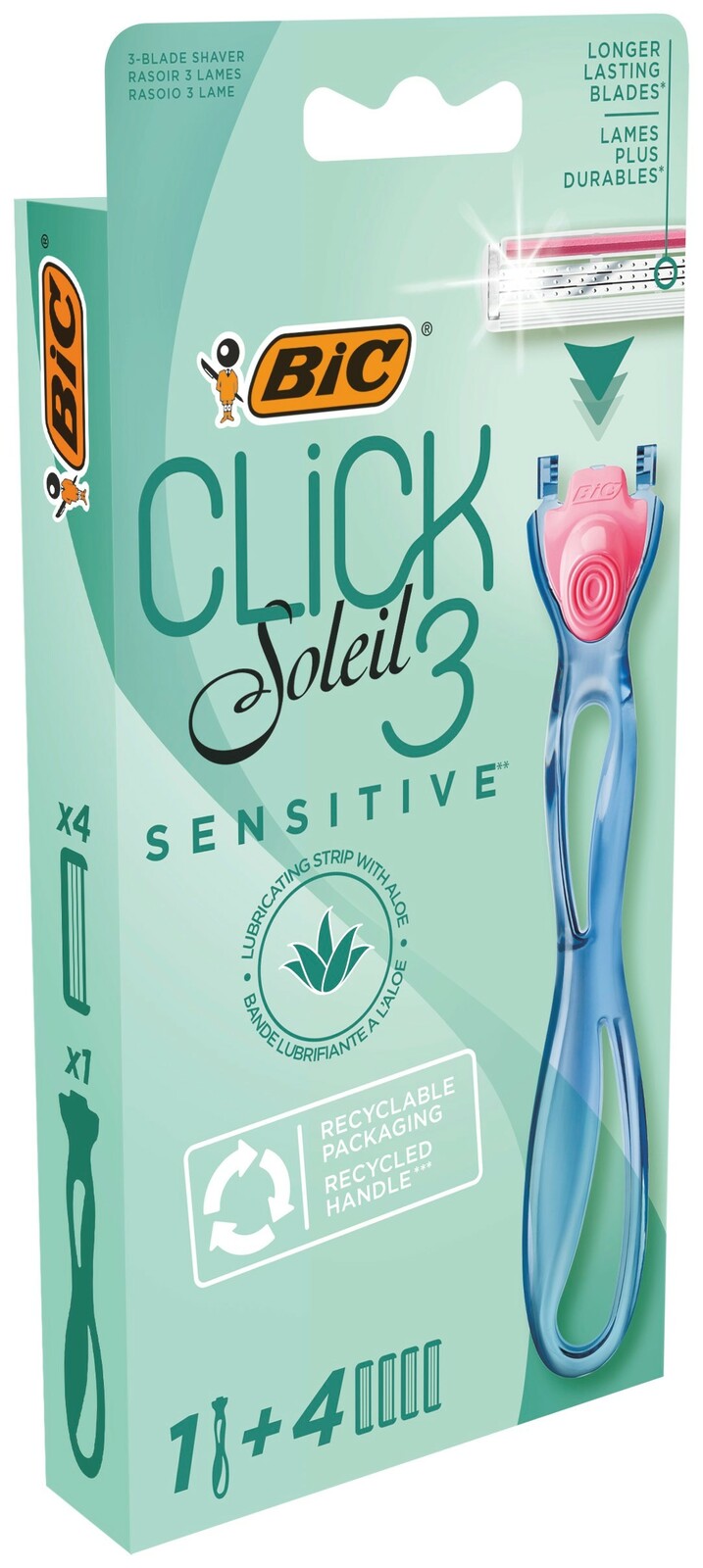Bic Click Soleil 3 Sensitive Scheermes Set