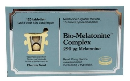 Bio-Melatonine Complex 290 mcg Zuigtabletten