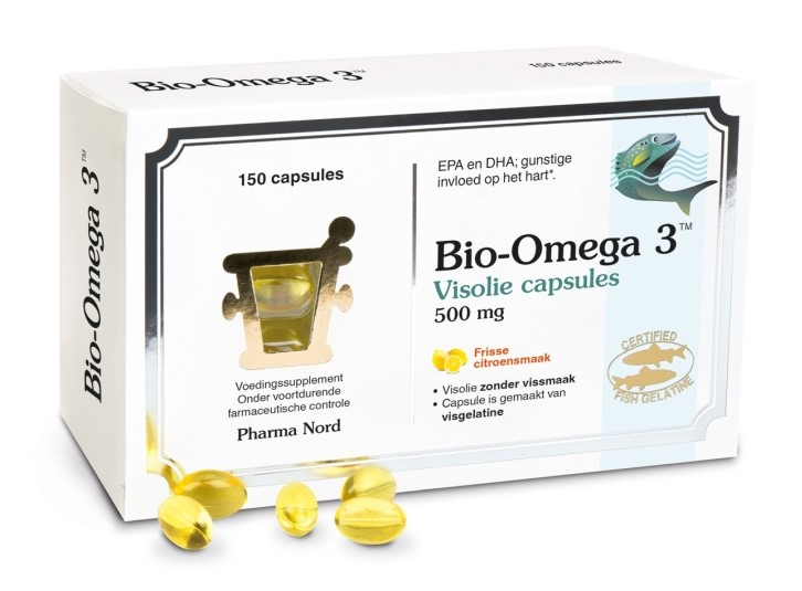 Afbeelding van Pharma Nord Bio-Omega 3 Visolie 500mg Capsules