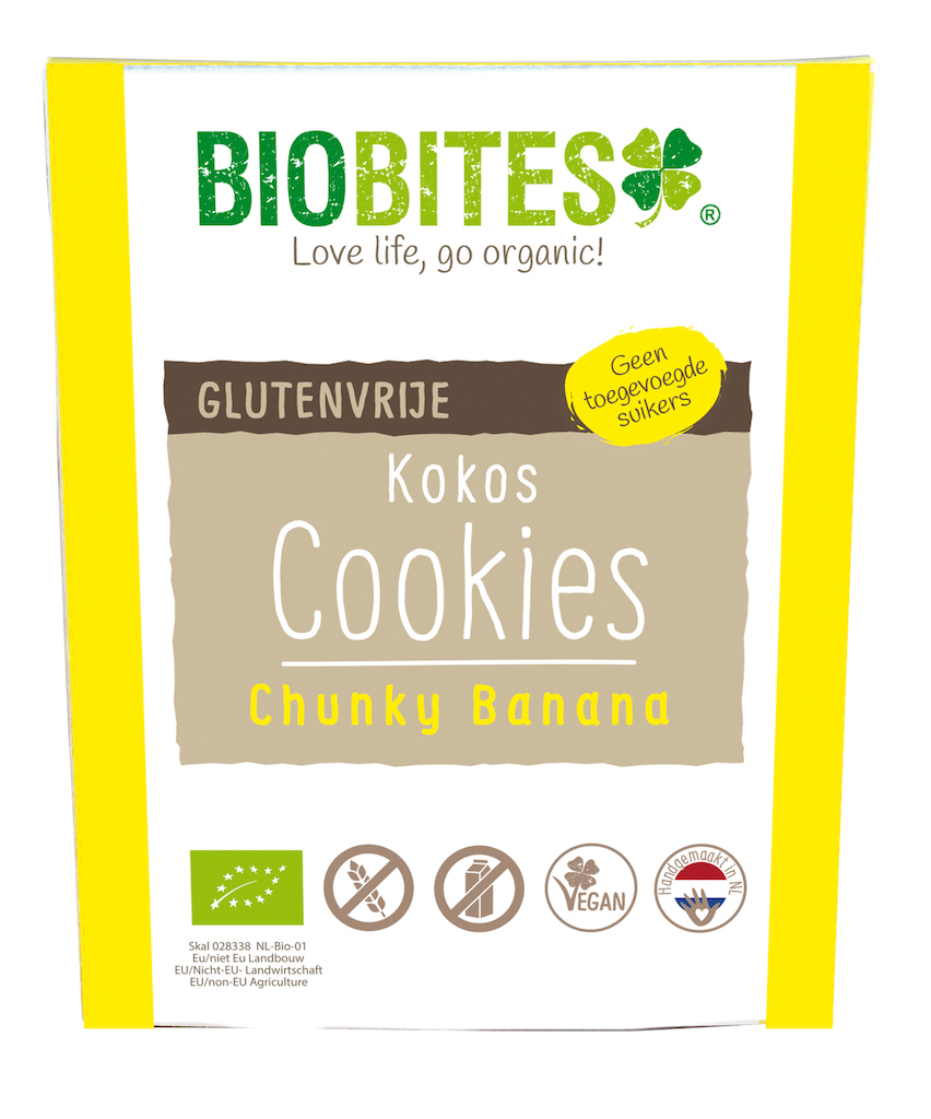 Image of Biobites Kokos Cookies Chunky Banana 