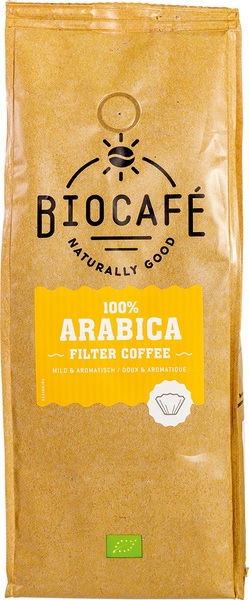 Biocafe Filterkoffie Arabica Bio 500 gr online kopen