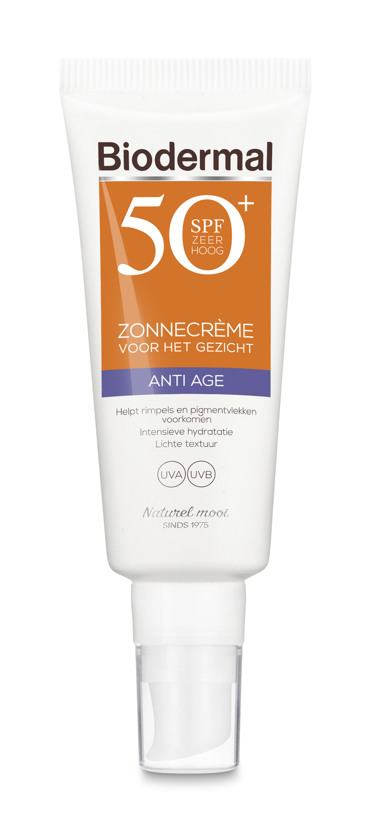 Image of Biodermal Anti Age Zonnecrème Gezicht SPF50+ 