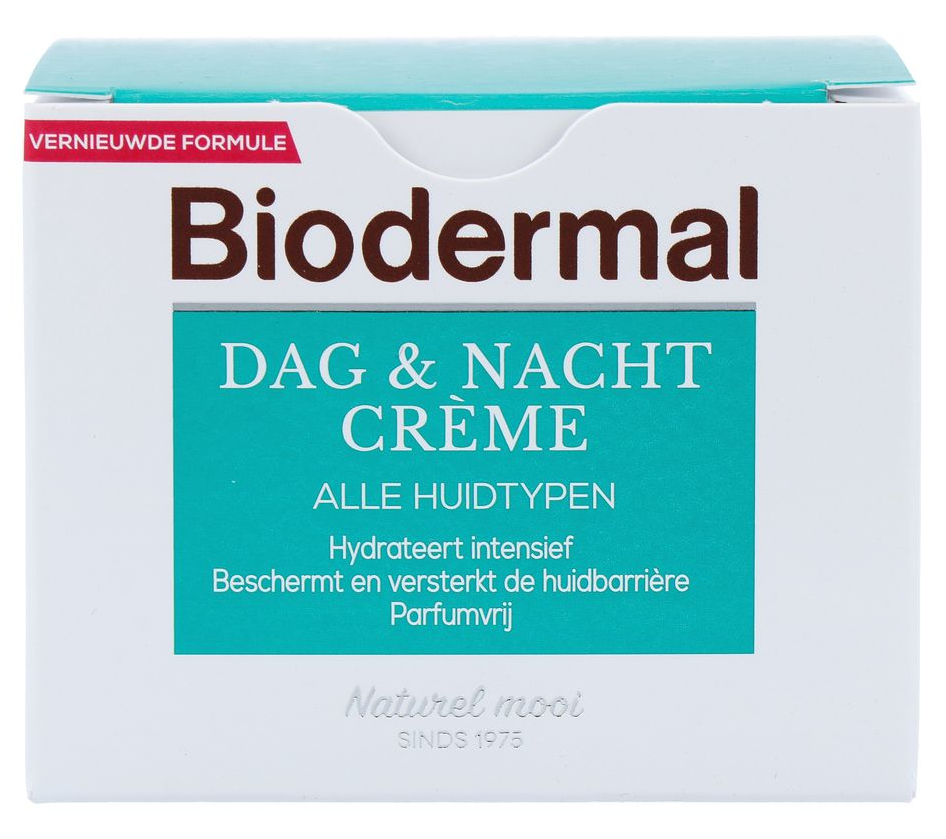 Biodermal Dag & Nacht Crème Alle Huidtypen afbeelding