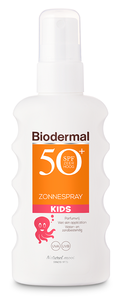 Image of Biodermal Sun Kids Zonnespray - Zonnebrand voor kinderen - SPF50+