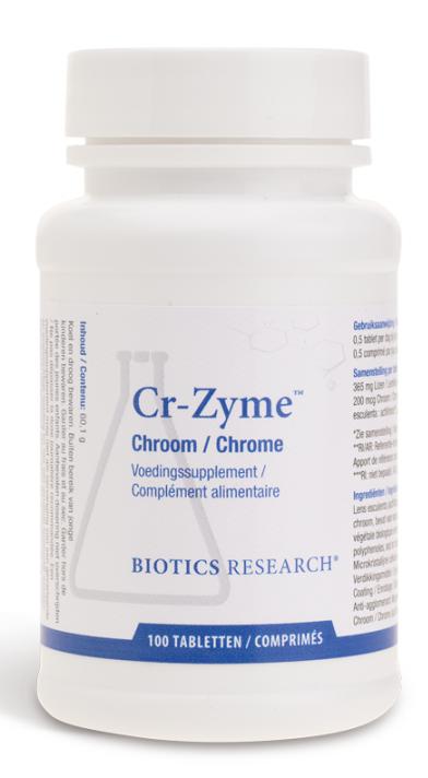 Biotics Cr-Zyme gistvrij 200mcg Tabletten