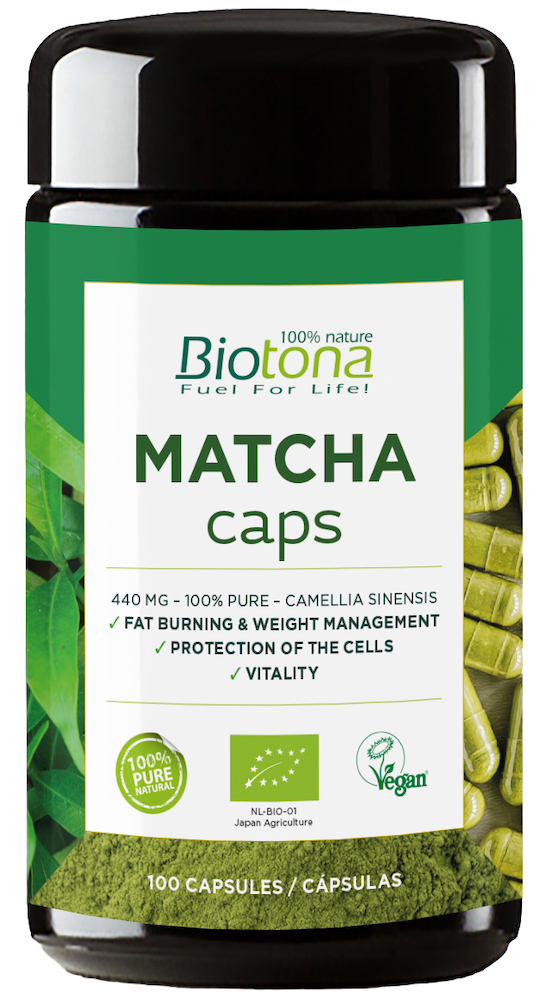 Biotona Matcha Caps Capsules afbeelding