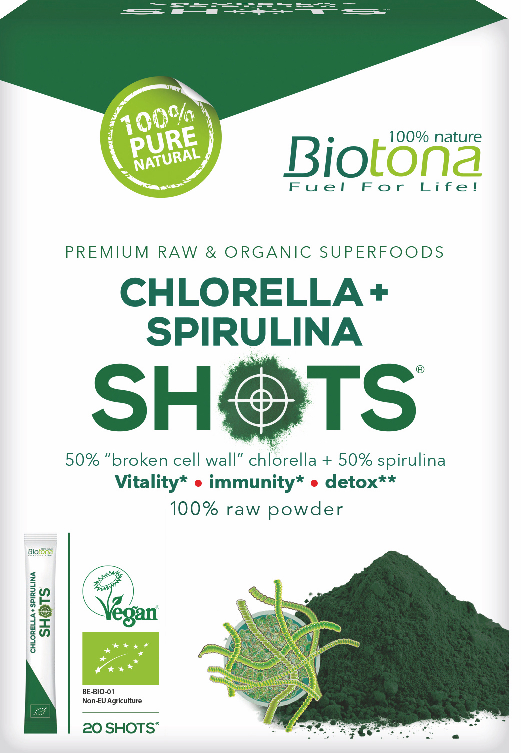 Biotona Chlorella + Spirula Shots