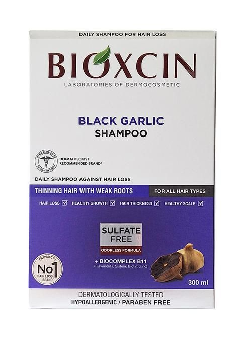 Bioxcin Black Garlic Shampoo