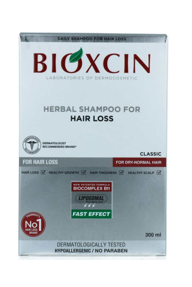 Bioxcin Herbal Shampoo For Hair Loss Dry Normal Hair afbeelding