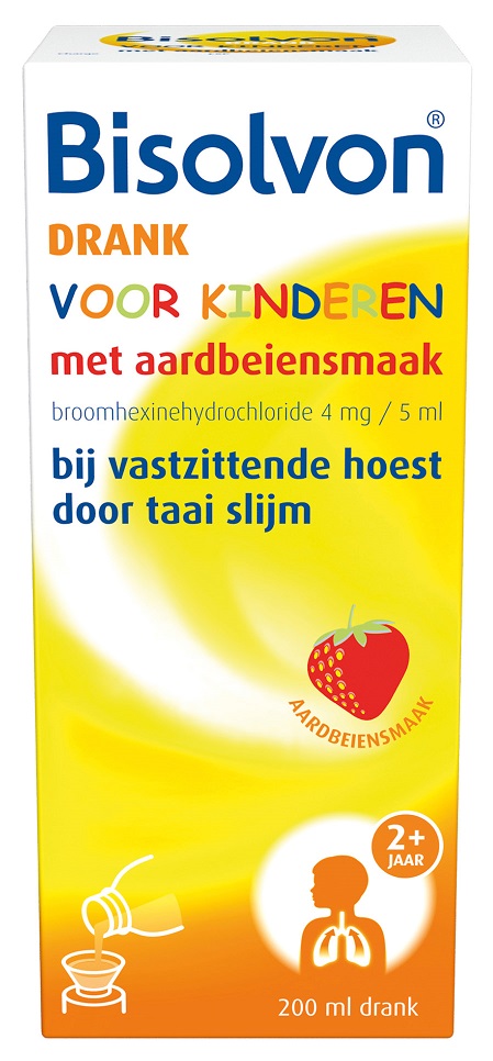 Bisolvon Drank voor Kinderen Aardbei