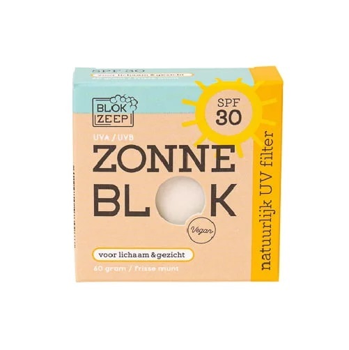 Image of Blokzeep Zonneblok Minerale Zonnebrand Spf 30