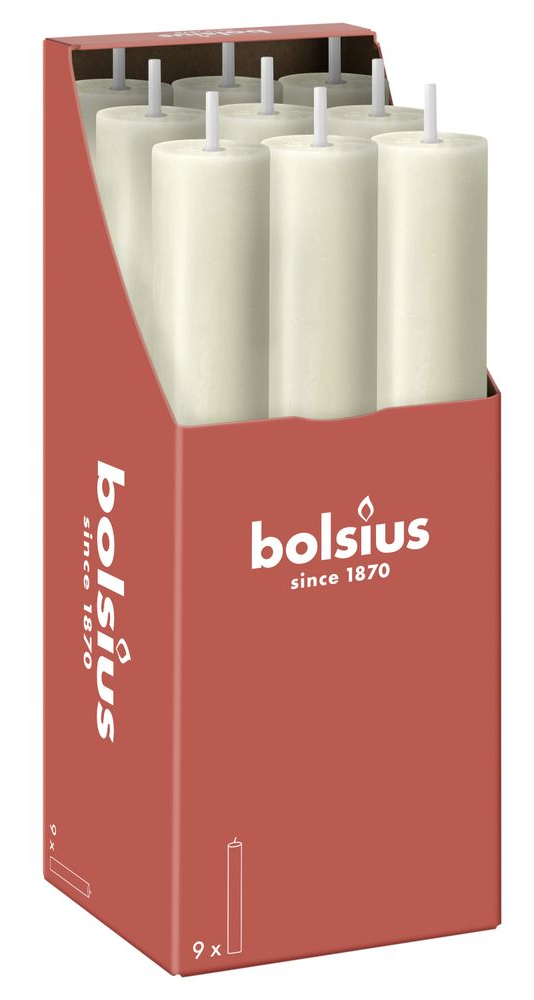 Bolsius Rustiek Tafelkaars XL Soft Pearl