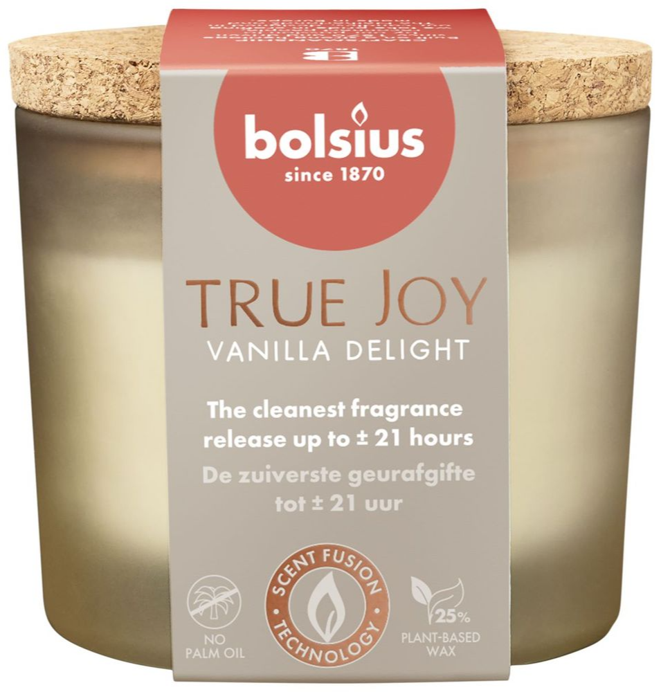 Bolsius True Joy Vanilla Delight