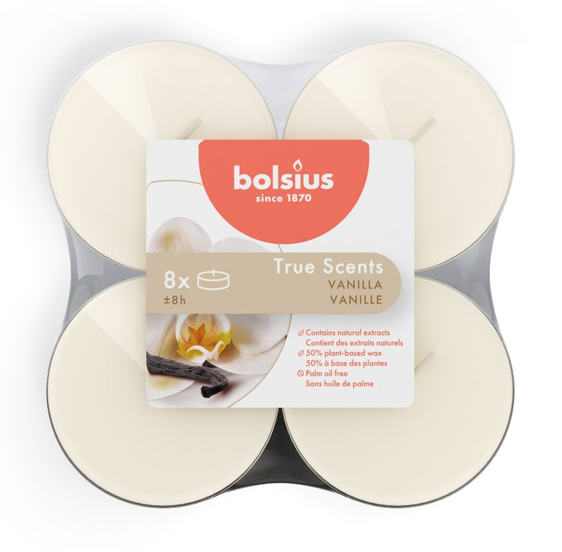 Bolsius True Scents Vanilla Maxi Waxine afbeelding