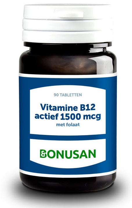 Bonusan Vitamine B12 Actief 1500 Mcg Tabletten