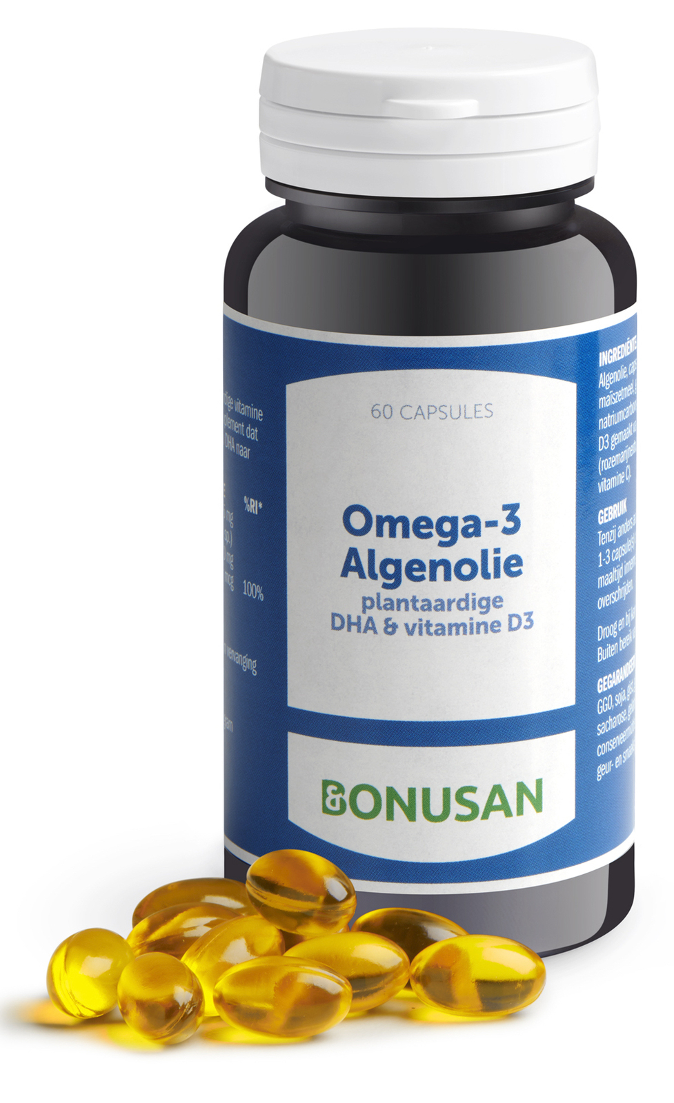 Afbeelding van Bonusan Omega-3 Algenolie Softgels