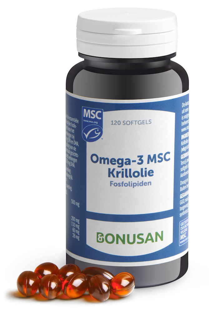Afbeelding van Bonusan Omega-3 MSC Krillolie Softgels
