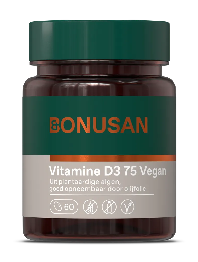 Bonusan Vitamine D3 75mcg Vegan Softgels