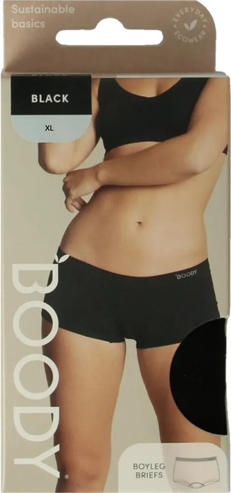 Boody Boyleg Damesslip Zwart XL afbeelding