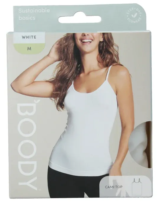 Boody Cami Top Wit M afbeelding