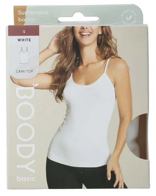 Boody Cami Top Wit S afbeelding